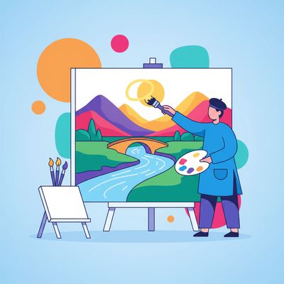 AI-generated image for SAT word abdomen