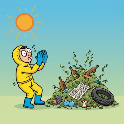 AI-generated image for SAT word abhor