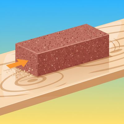 AI-generated image for SAT word abrasive