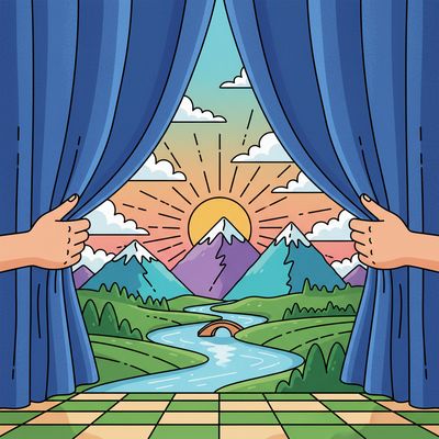 AI-generated image for SAT word acknowledge