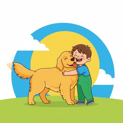 AI-generated image for SAT word affectionate