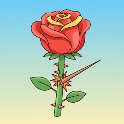 AI-generated image for SAT word afflict