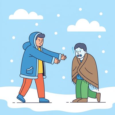 AI-generated image for SAT word altruistic