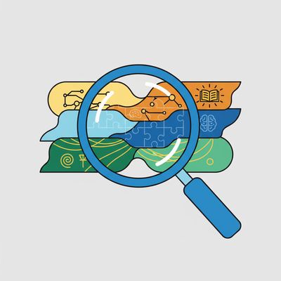 AI-generated image for SAT word analogy