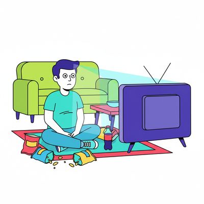 AI-generated image for SAT word apathy