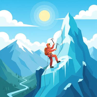 AI-generated image for SAT word arduous