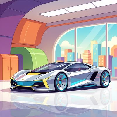 AI-generated image for SAT word avant-garde