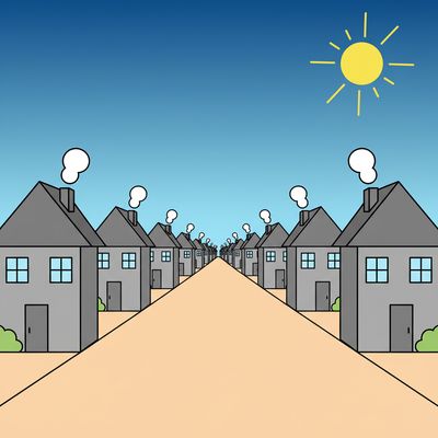 AI-generated image for SAT word banal