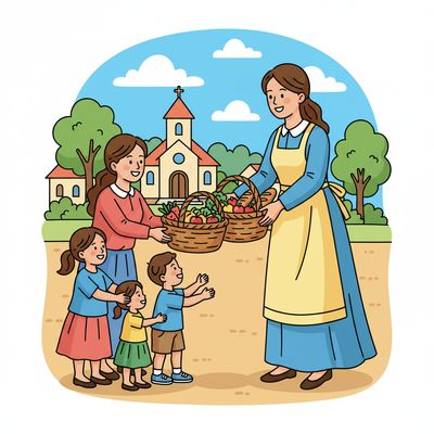 AI-generated image for SAT word benevolent