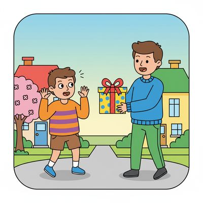 AI-generated image for SAT word bestow