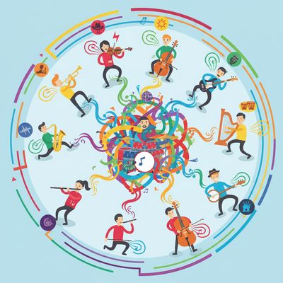 AI-generated image for SAT word cacophony