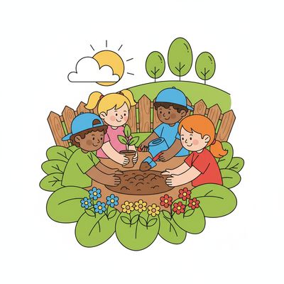 AI-generated image for SAT word cajole