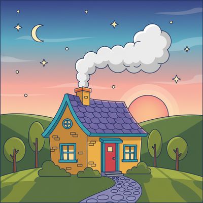 AI-generated image for SAT word canopy