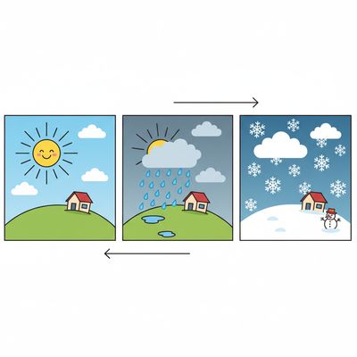 AI-generated image for SAT word capricious