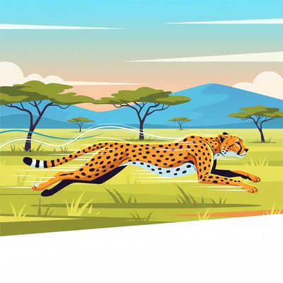 AI-generated image for SAT word celerity