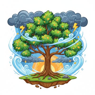 AI-generated image for SAT word clout