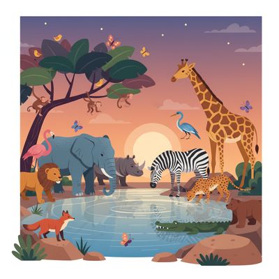 AI-generated image for SAT word clutch