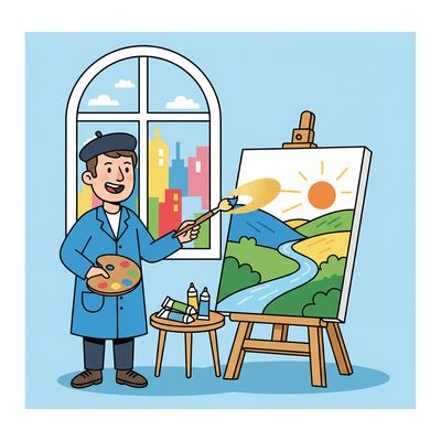 AI-generated image for SAT word complicity