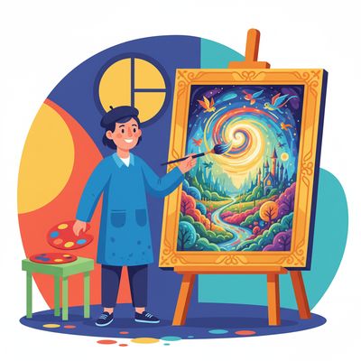 AI-generated image for SAT word contributory