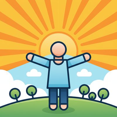 AI-generated image for SAT word countenance