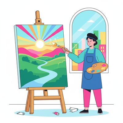 AI-generated image for SAT word dabble in