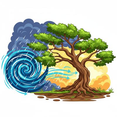 AI-generated image for SAT word declaim