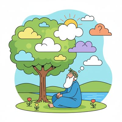 AI-generated image for SAT word deem