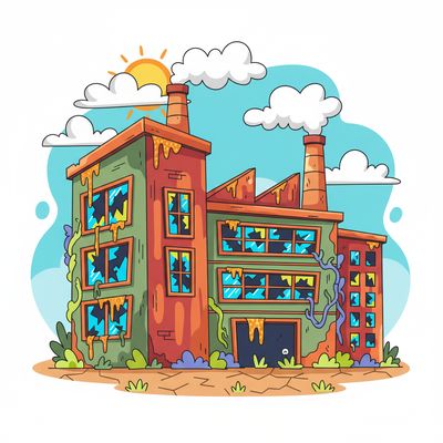 AI-generated image for SAT word defunct