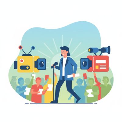 AI-generated image for SAT word denounce