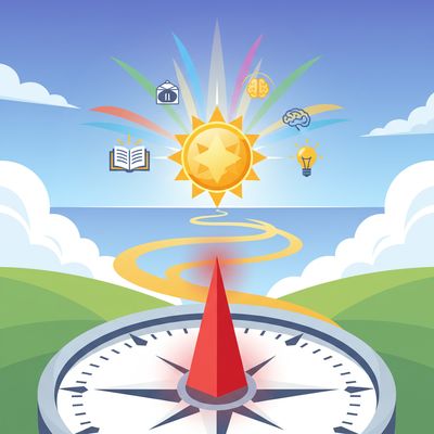 AI-generated image for SAT word dignity