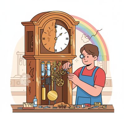 AI-generated image for SAT word dilapidated