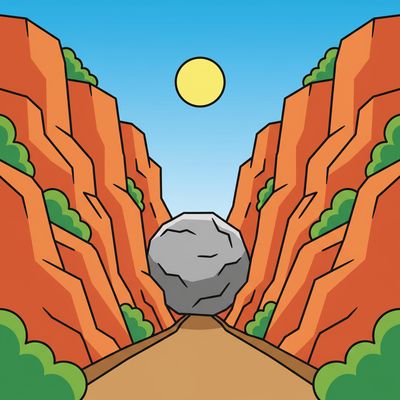 AI-generated image for SAT word dilatory