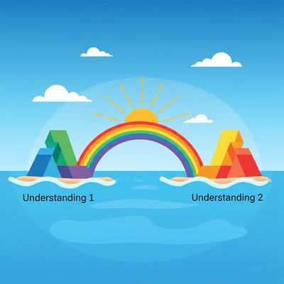 AI-generated image for SAT word disingenuous