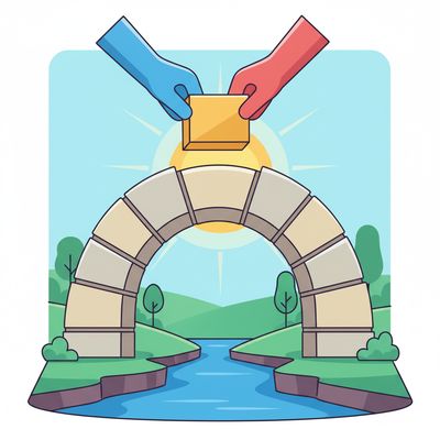 AI-generated image for SAT word disparagement