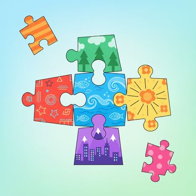 AI-generated image for SAT word disparate