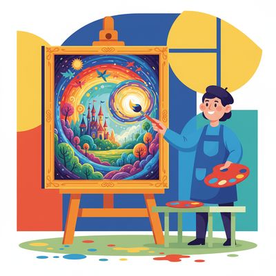 AI-generated image for SAT word dynamics