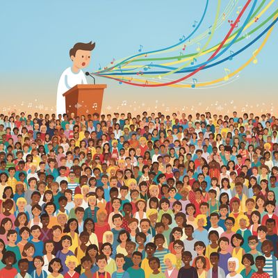 AI-generated image for SAT word eloquent