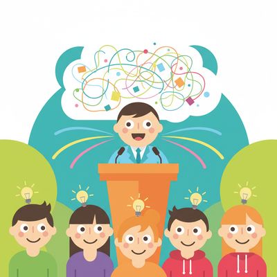 AI-generated image for SAT word emit