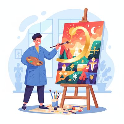 AI-generated image for SAT word engage