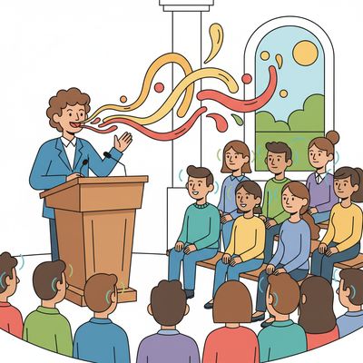 AI-generated image for SAT word enunciate