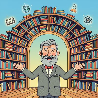 AI-generated image for SAT word erudite