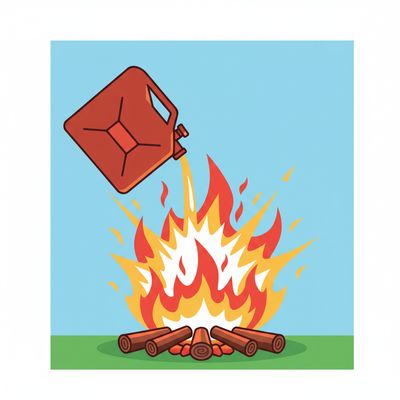 AI-generated image for SAT word exacerbate