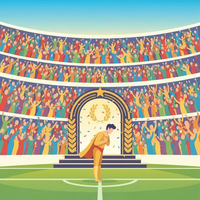 AI-generated image for SAT word exalt