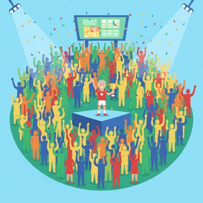 AI-generated image for SAT word extol