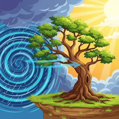 AI-generated image for SAT word fervid