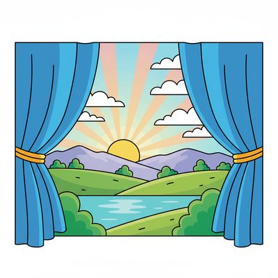 AI-generated image for SAT word flaunt