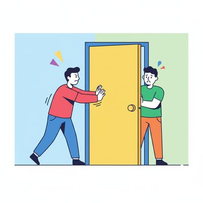 AI-generated image for SAT word flippant