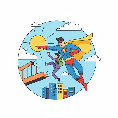 AI-generated image for SAT word freewheeling