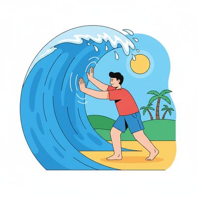 AI-generated image for SAT word futile