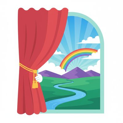 AI-generated image for SAT word garish